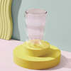 Poketo Double Wall Wavy Cup - Pink - Thumbnail 1