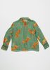 COMMUN'S Floral Silk Shirt - Green - Thumbnail 2