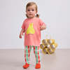 Bobo Choses Baby Hug Me Bear T-shirt - Coral Pink - Thumbnail 1