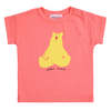 Bobo Choses Baby Hug Me Bear T-shirt - Coral Pink - Thumbnail 2