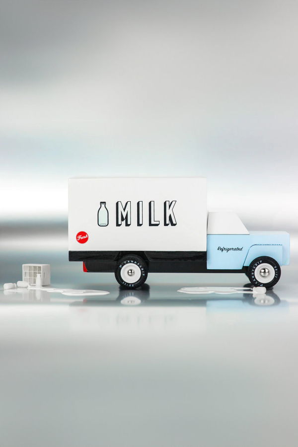 Candylab Car Milk Truck - Blue