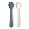 EKOBO Spoon Set - Cloud White and Storm Grey - Thumbnail 1