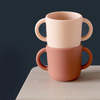 EKOBO Training Cup Set - Blush Pink and Terracotta Brown - Thumbnail 3