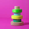 Grimm's Small Conical Tower - Neon Green - Thumbnail 1