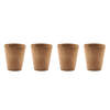 House Doctor Serveur Cups - Matte Earth Brown - Thumbnail 3