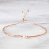 Libby and Smee Pearl String Bracelet - Champagne Gold - Thumbnail 1