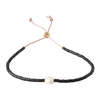 Libby and Smee Pearl String Bracelet - Black - Thumbnail 1