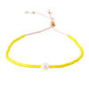 Libby and Smee Pearl String Bracelet - Sunshine Yellow - Thumbnail 1