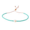 Libby and Smee Pearl String Bracelet - Turquoise Blue - Thumbnail 1