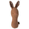 Maileg Lullaby Friends Bunny Rattle - Chocolate Brown - Thumbnail 1