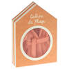 Maileg Mouse Bath Robe - Coral Pink - Thumbnail 2