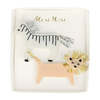 Meri Meri Zebra and Lion Felt Hair Clips - White - Thumbnail 1