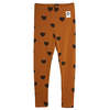Mini Rodini Basic Hearts Leggings - Brown - Thumbnail 1