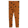 Mini Rodini Basic Hearts Leggings - Brown - Thumbnail 2