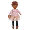 Moulin Roty Les Parisiennes Mini Mademoiselle Rose Doll - Pink - Thumbnail 1