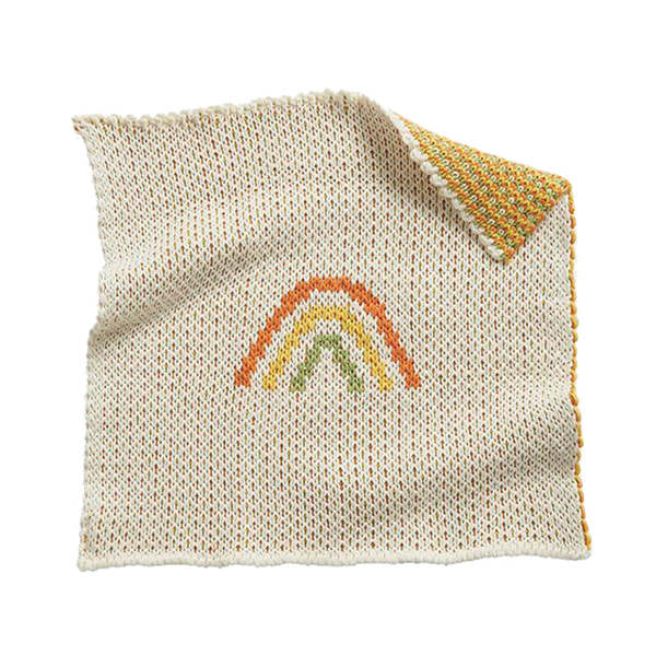 Olli Ella Dinkum Doll Accessories - Brush + Rainbow Blanket Set