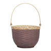 Olli Ella Small Blossom Basket - Berry - Thumbnail 2