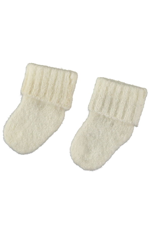 Pequeno Tocon Baby Inuit Socks - Cream