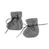 Pequeno Tocon Baby Wool Booties - Grey - Thumbnail 2