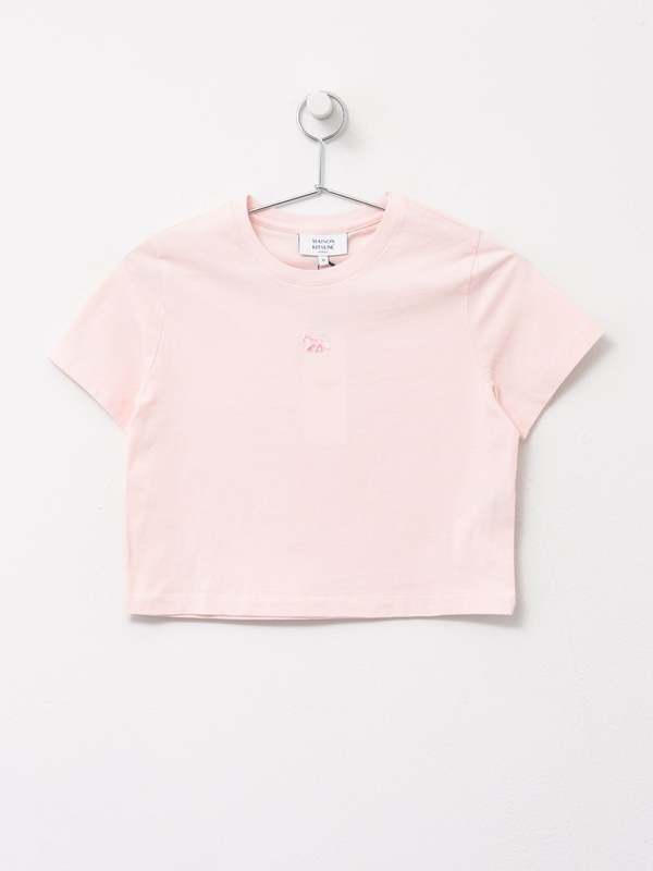 Maison Kitsun Baby Fox Patch Baby Tee-Shirt - Rosewater