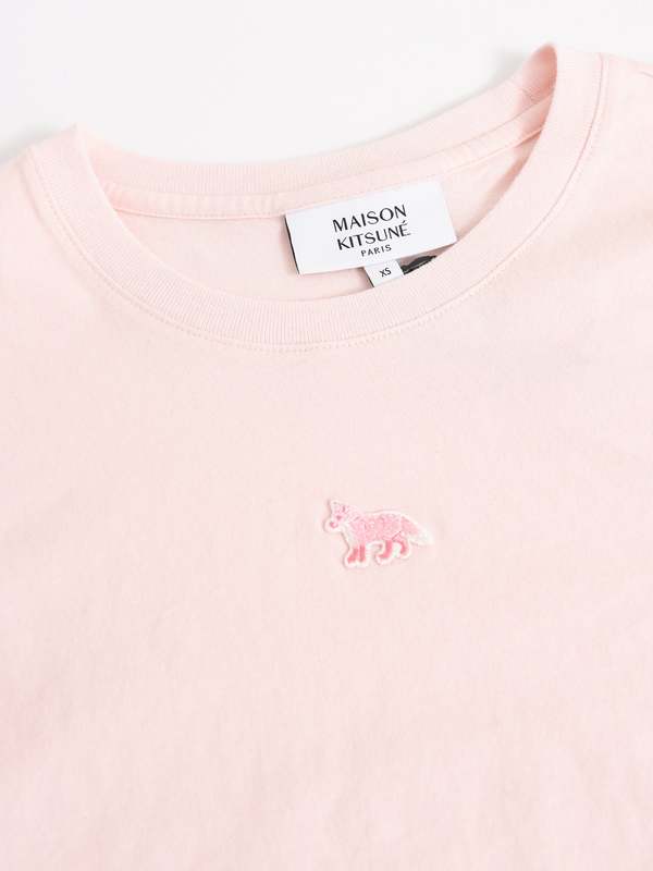 Maison Kitsuné Baby Fox Patch Baby Tee-Shirt - Rosewater | Garmentory