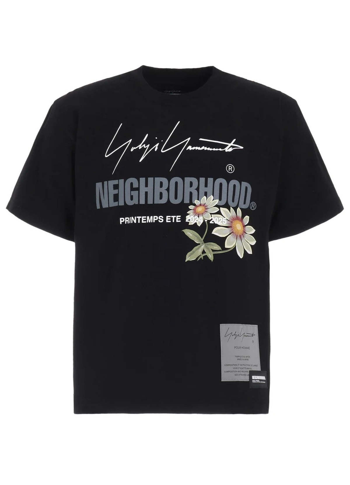 Yohji Yamamoto x NEIGHBORHOOD Tee SS-1 - Black | Garmentory