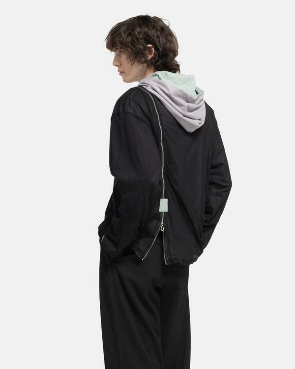 トップス Kiko Kostadinov 24aw Knox Mesh Hoodie 44 Vertical Rags - Kiko Kostadinov Knox Mesh Hoodie - AW24