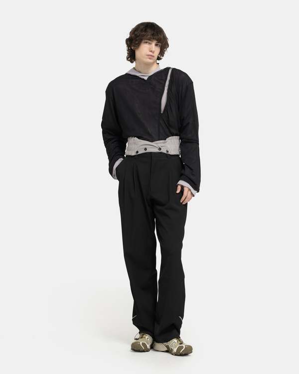 Kiko Kostadinov Knox Mesh Hoodie - Icy Lilac/Jade Green/Black