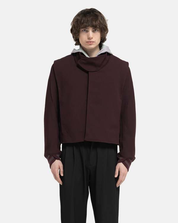 ジャケット・アウター kiko kostadinov OHNE BOMBER JACKET Kiko Kostadinov Ohne Bomber Jacket - Maroon/Brown/Grey | Garmentory