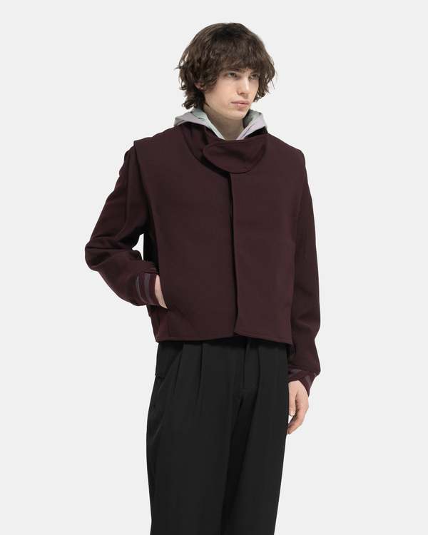 ジャケット・アウター kiko kostadinov OHNE BOMBER JACKET Kiko Kostadinov Ohne Bomber Jacket - Maroon/Brown/Grey