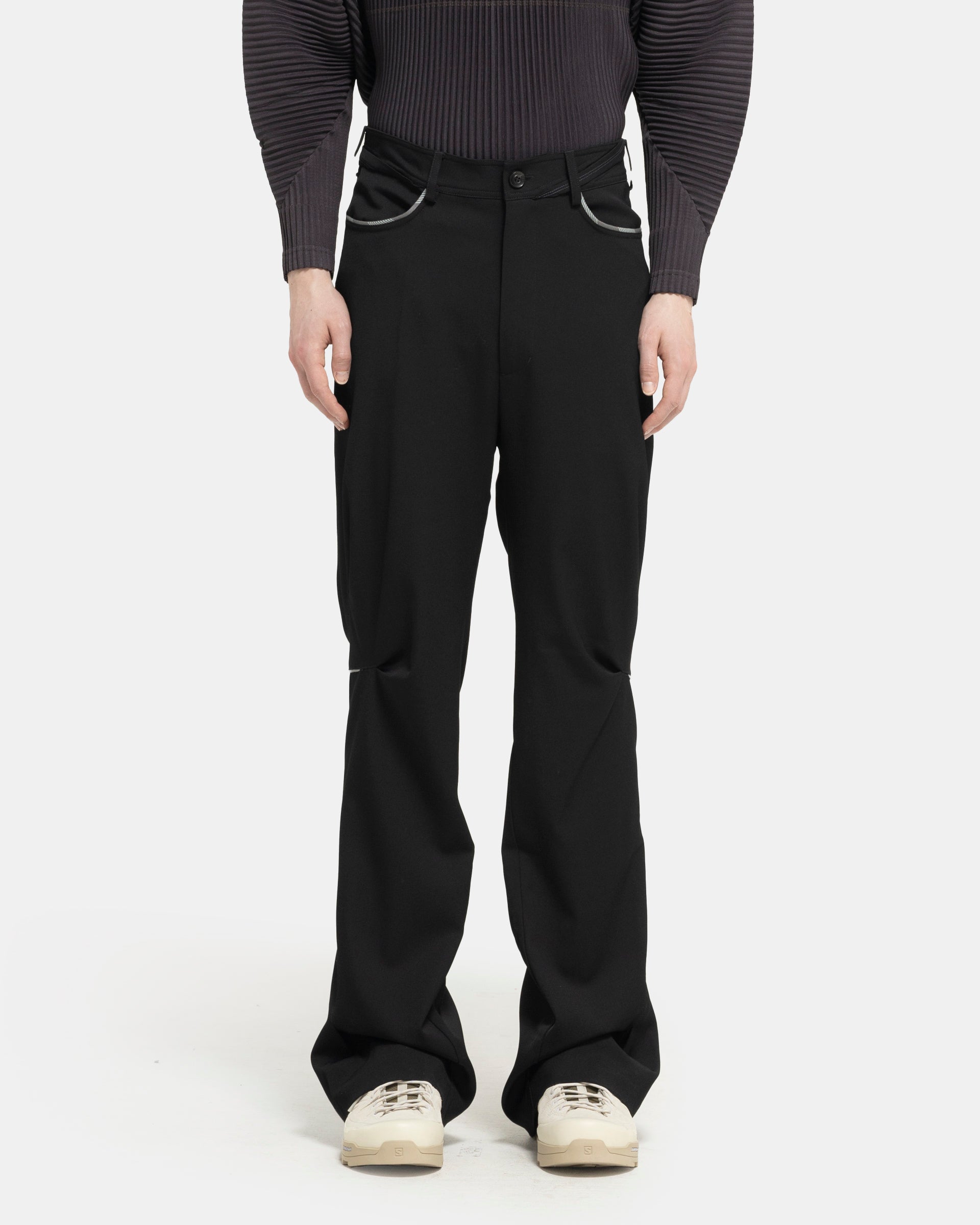 パンツ KIKO KOSTADINOV Meno Trouser Crow Black KIKO KOSTADINOV - Ohne K-Dart Trouser in Crow Black