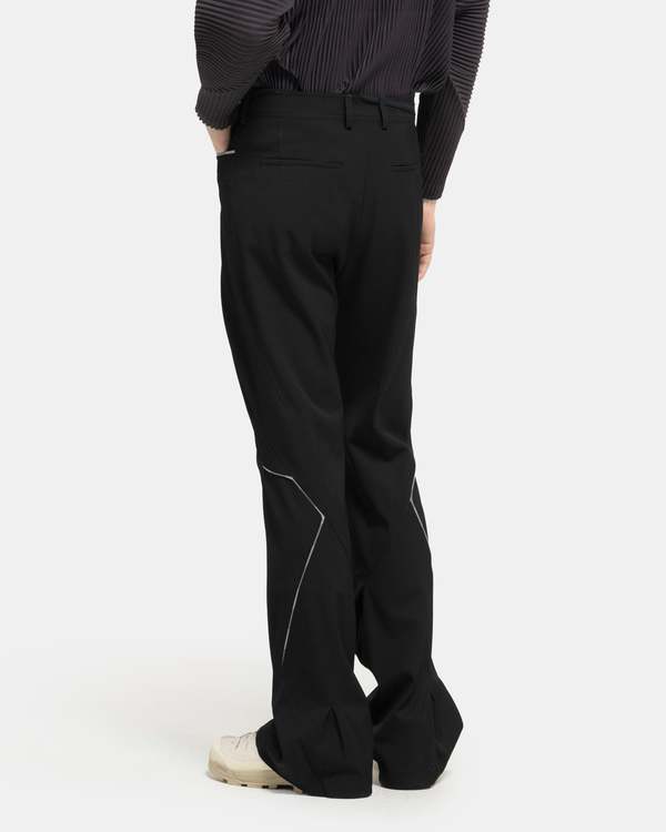 Kiko Kostadinov Ohne K-Dart Trouser - Crow Black | Garmentory