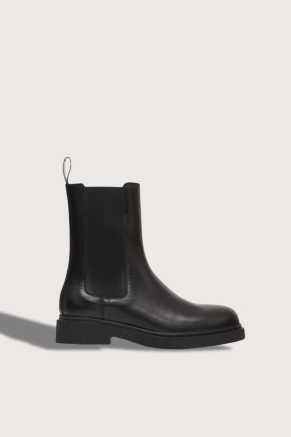 LEGRES Chelsea In Boxed Leather Boots - Black