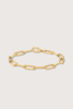 EF Collection Jumbo Lola Chain Bracelet - Yellow Gold - Thumbnail 1