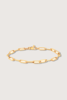 EF Collection Lola Chain Bracelet - Yellow Gold - Thumbnail 1