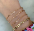 EF Collection Mini Link Bracelet - Yellow Gold - Thumbnail 2