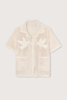 Sea NY Sally Crochet S/S Shirt - Tan - Thumbnail 1