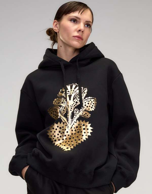 Cynthia Rowley Heart of Gold Sweatshirt - Black