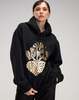 Cynthia Rowley Heart of Gold Sweatshirt - Black - Thumbnail 2