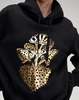 Cynthia Rowley Heart of Gold Sweatshirt - Black - Thumbnail 8
