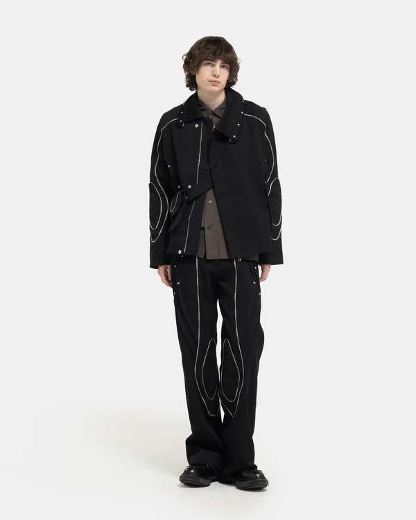 Kiko Kostadinov Chalice Jacket - Raven Black | Garmentory