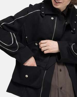 Kiko Kostadinov Chalice Jacket - Raven Black | Garmentory