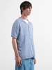 YMC Malick Geo Shirt - Blue White - Thumbnail 3