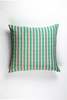 Archive New York Flora Stripe Square Pillow - Thumbnail 3