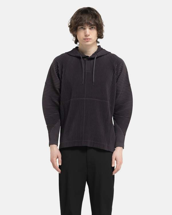 HOMME PLISSE ISSEY MIYAKE RB Color Palette 2 Hoodie - Plum HOMME PLISSE ISSEY MIYAKE RB Color Palette 2 Hoodie - Plum