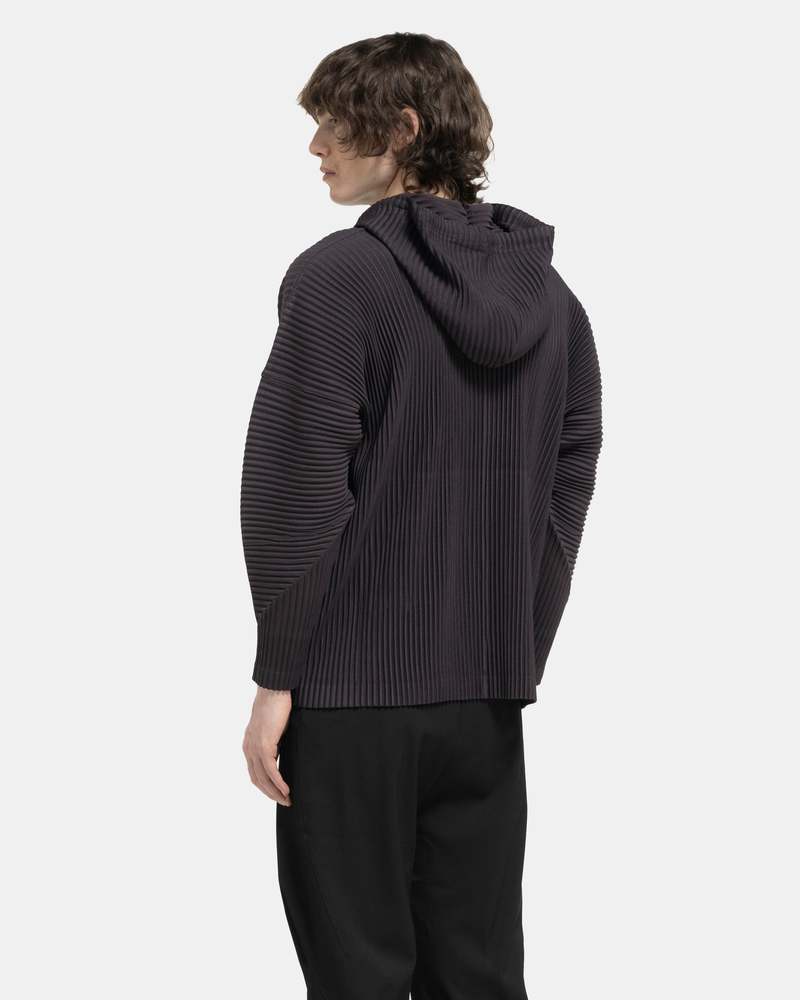 HOMME PLISSE ISSEY MIYAKE RB Color Palette 2 Hoodie - Plum HOMME PLISSE ISSEY MIYAKE RB Color Palette 2 Hoodie - Plum