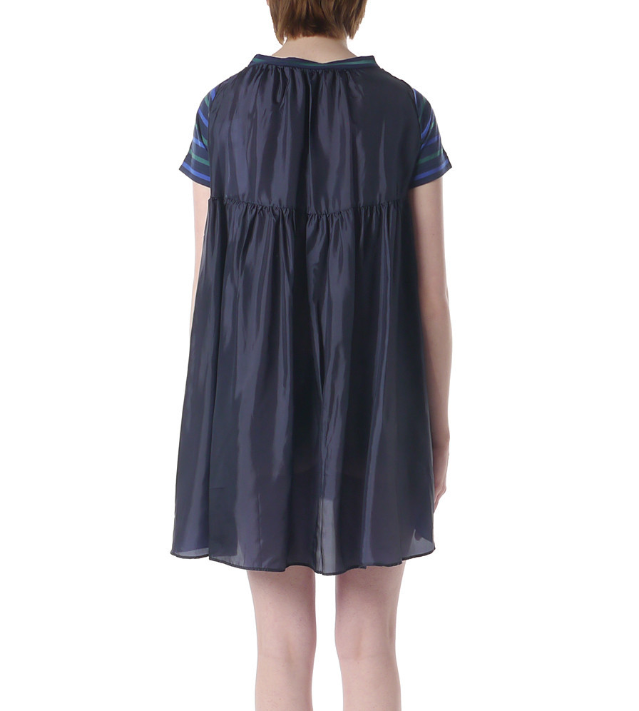 Sacai Luck Striped T-shirt Dress | Garmentory