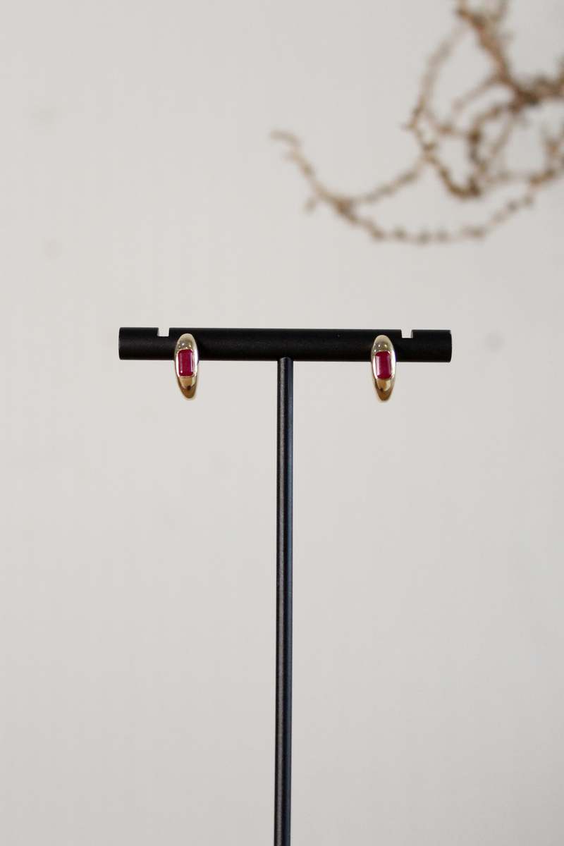XIV Karats E223 Hoops - 14k Yellow Gold