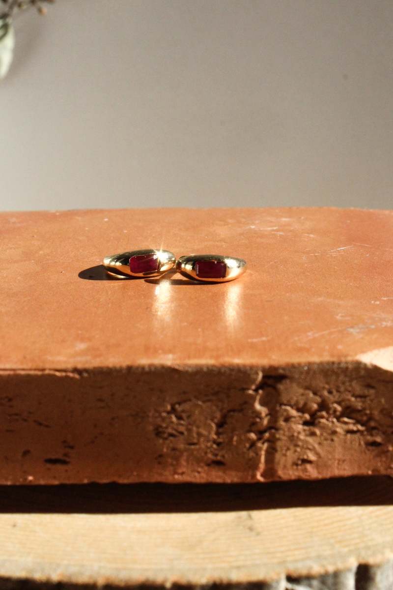 XIV Karats E223 Hoops - 14k Yellow Gold