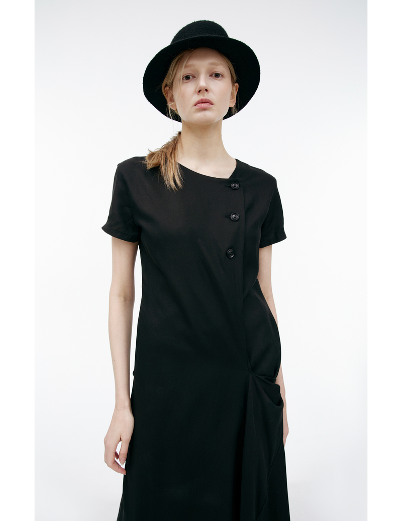 Y's Midi Dress - Black Y's Midi Dress - Black